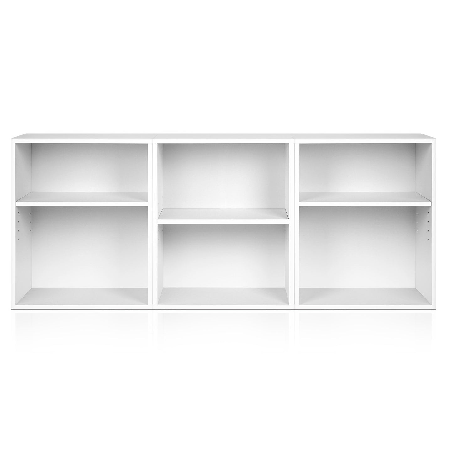 Artiss Bookshelf Set of 3 - VENA White-2