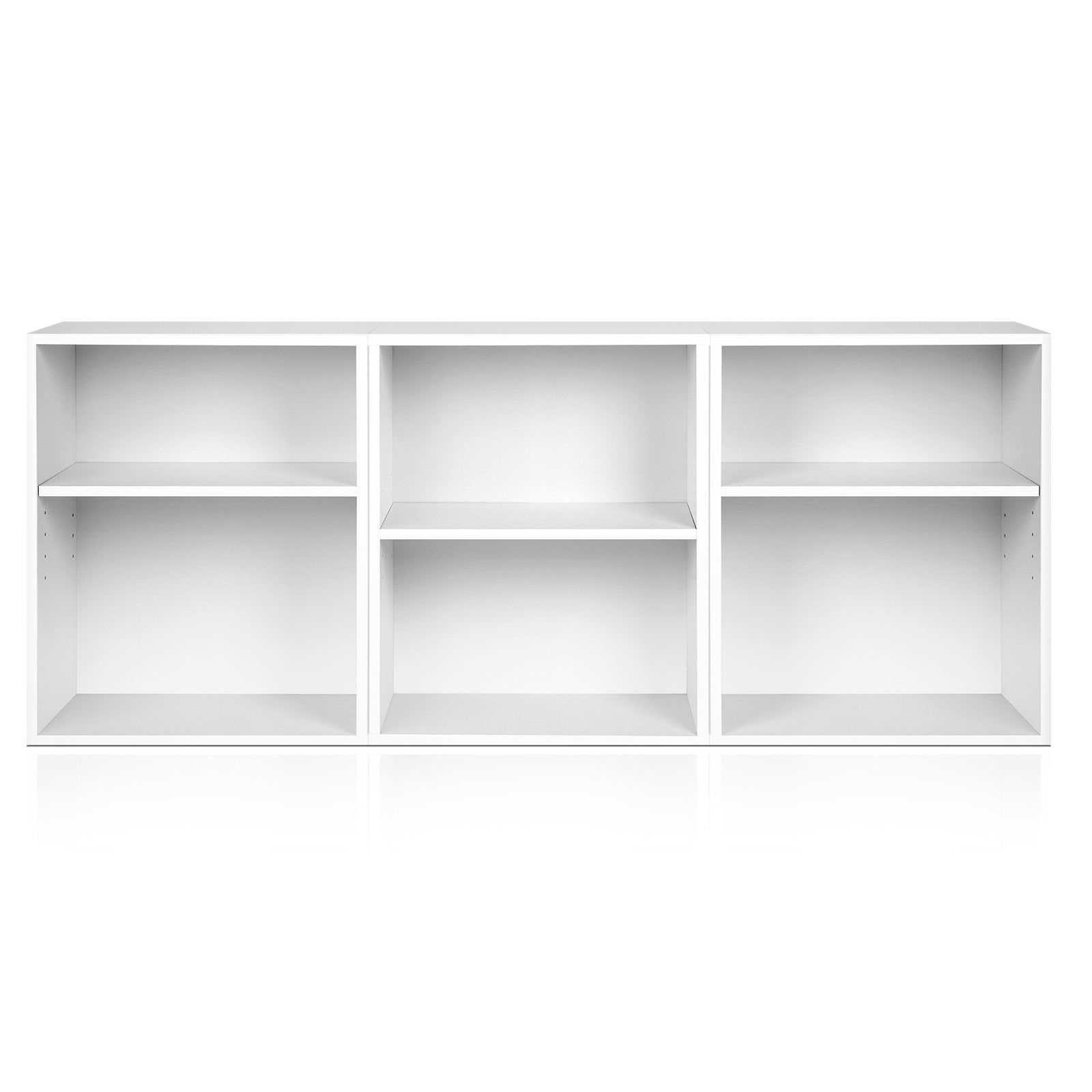 Artiss Bookshelf Set of 3 - VENA White-2