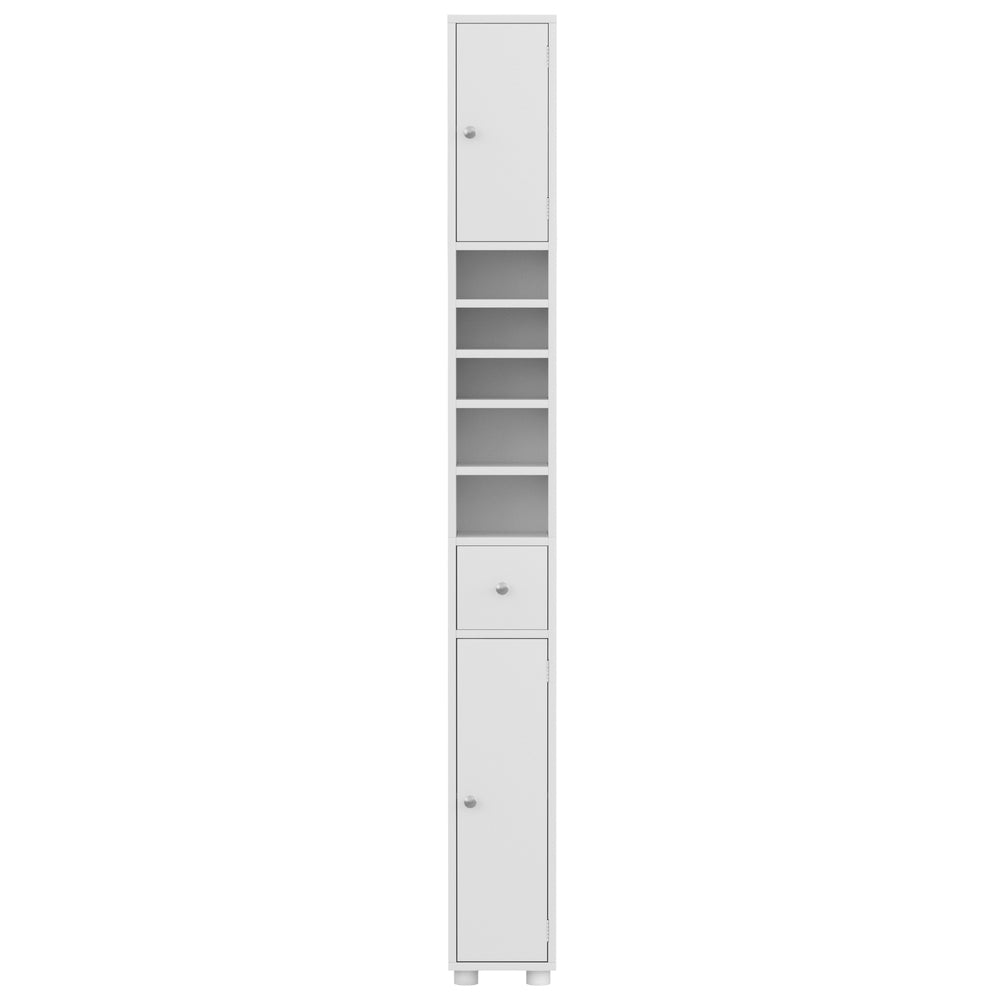 Artiss Bathroom Storage Cabinet 180cm Tall Slim Floor Cupboard Toilet Narrow Linen Tower-2