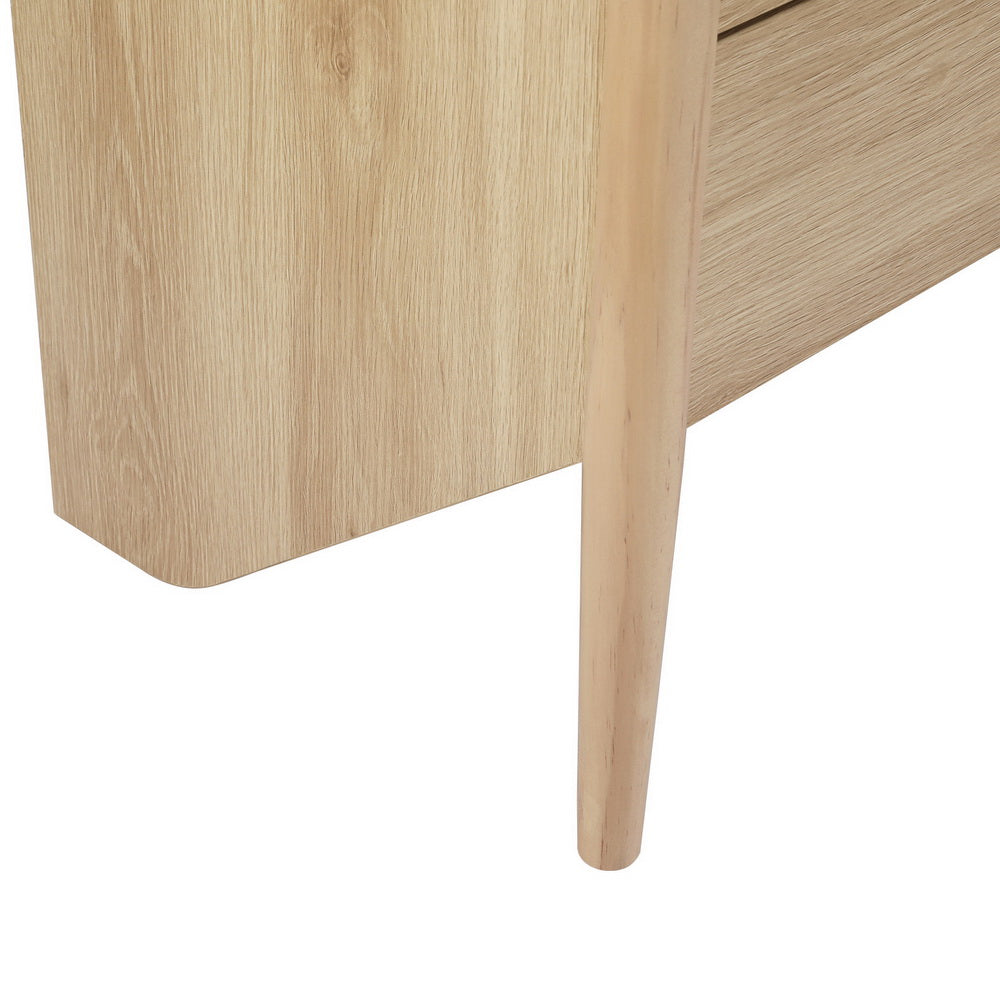 Artiss 4 Chest of Drawers Tallboy - INEZ Pine-3