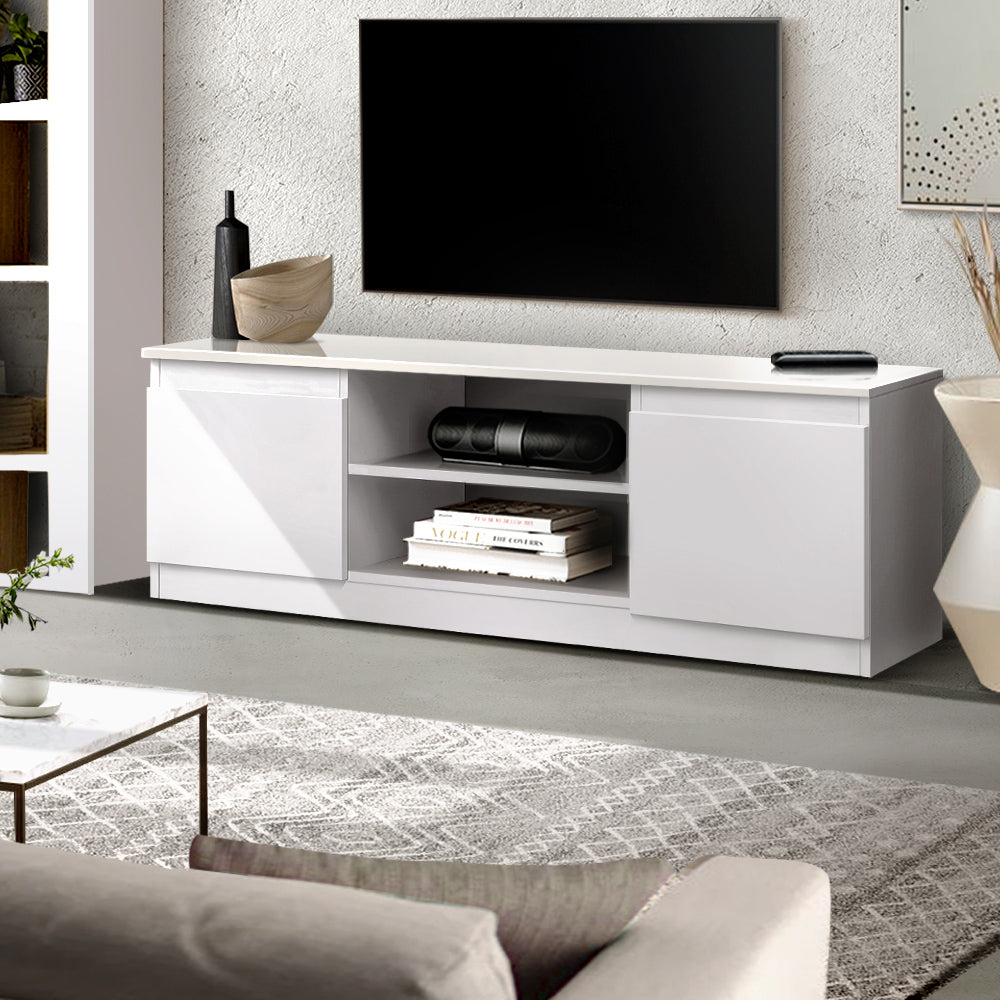 Artiss TV Cabinet Entertainment Unit 120cm White Anita-7