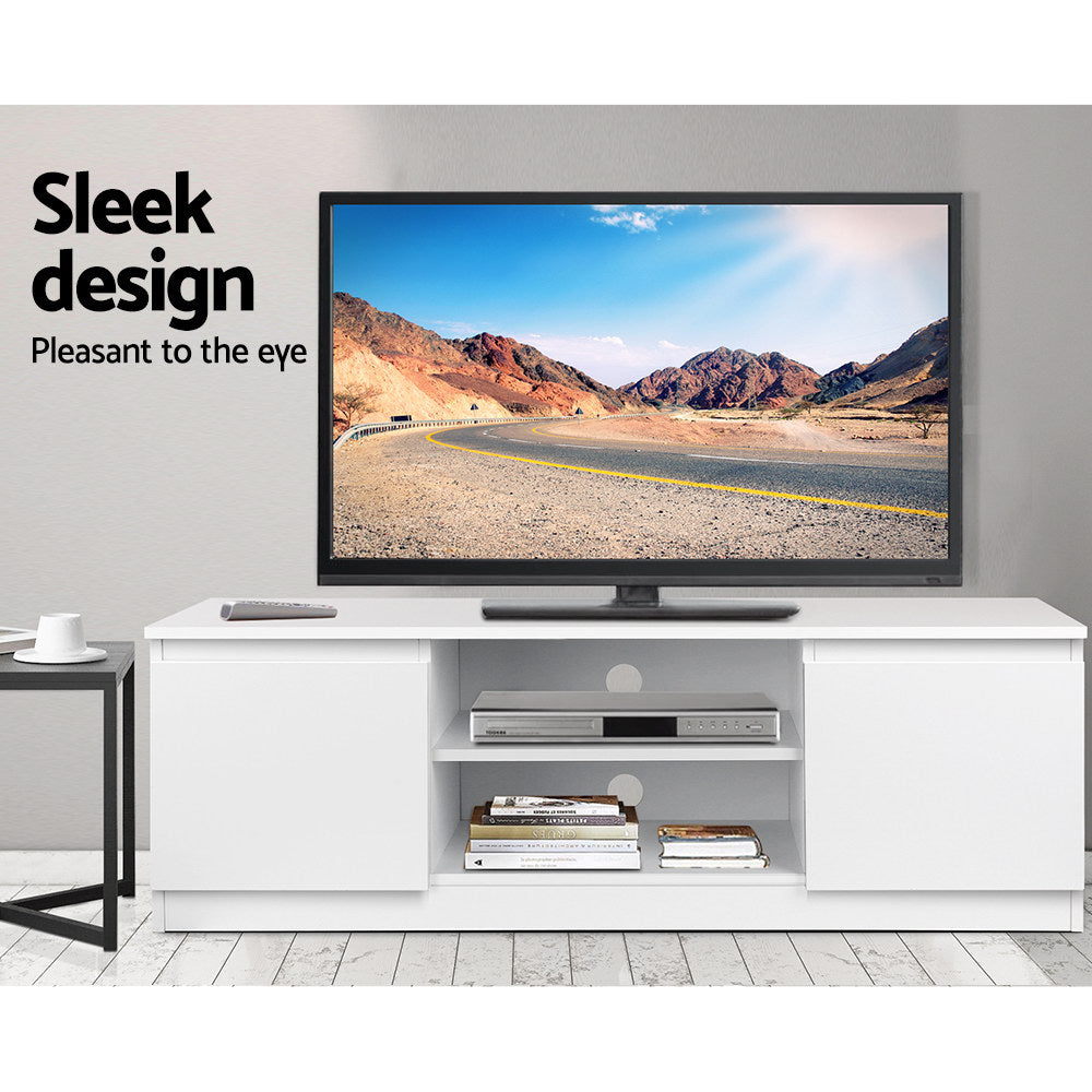 Artiss TV Cabinet Entertainment Unit 120cm White Anita-4