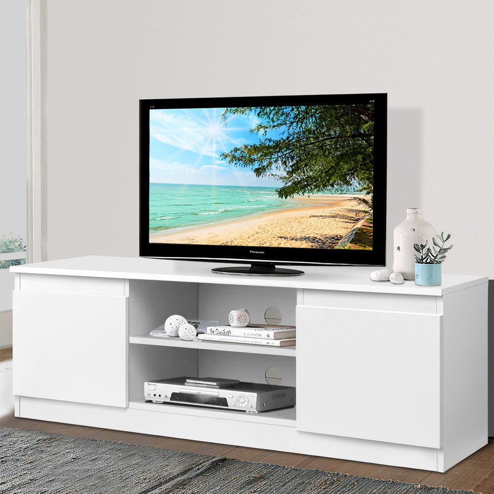 Artiss TV Cabinet Entertainment Unit 120cm White Anita-0