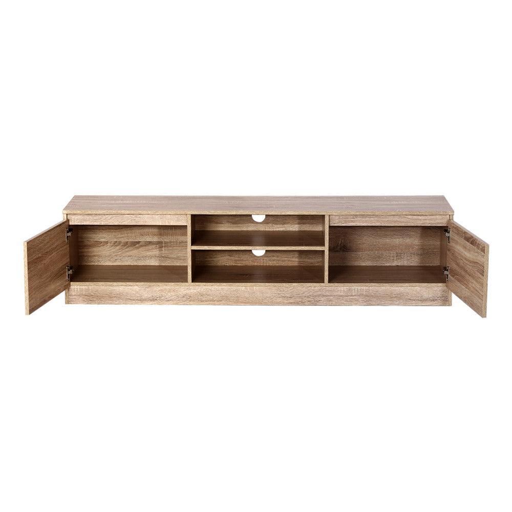 Artiss TV Cabinet Entertainment Unit 160cm Pine Charles-2