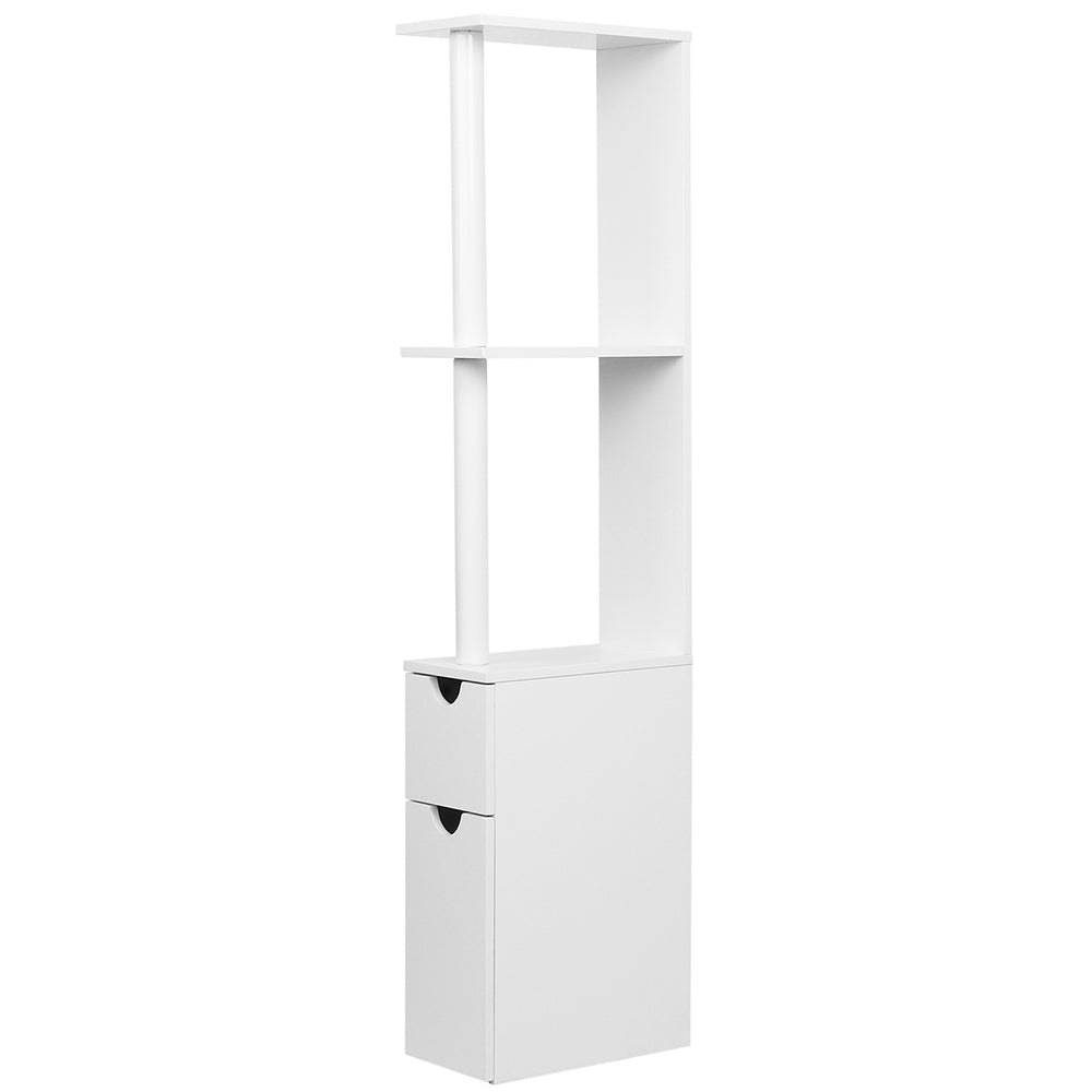 Artiss Bathroom Cabinet Storage 118cm Shelf White-2