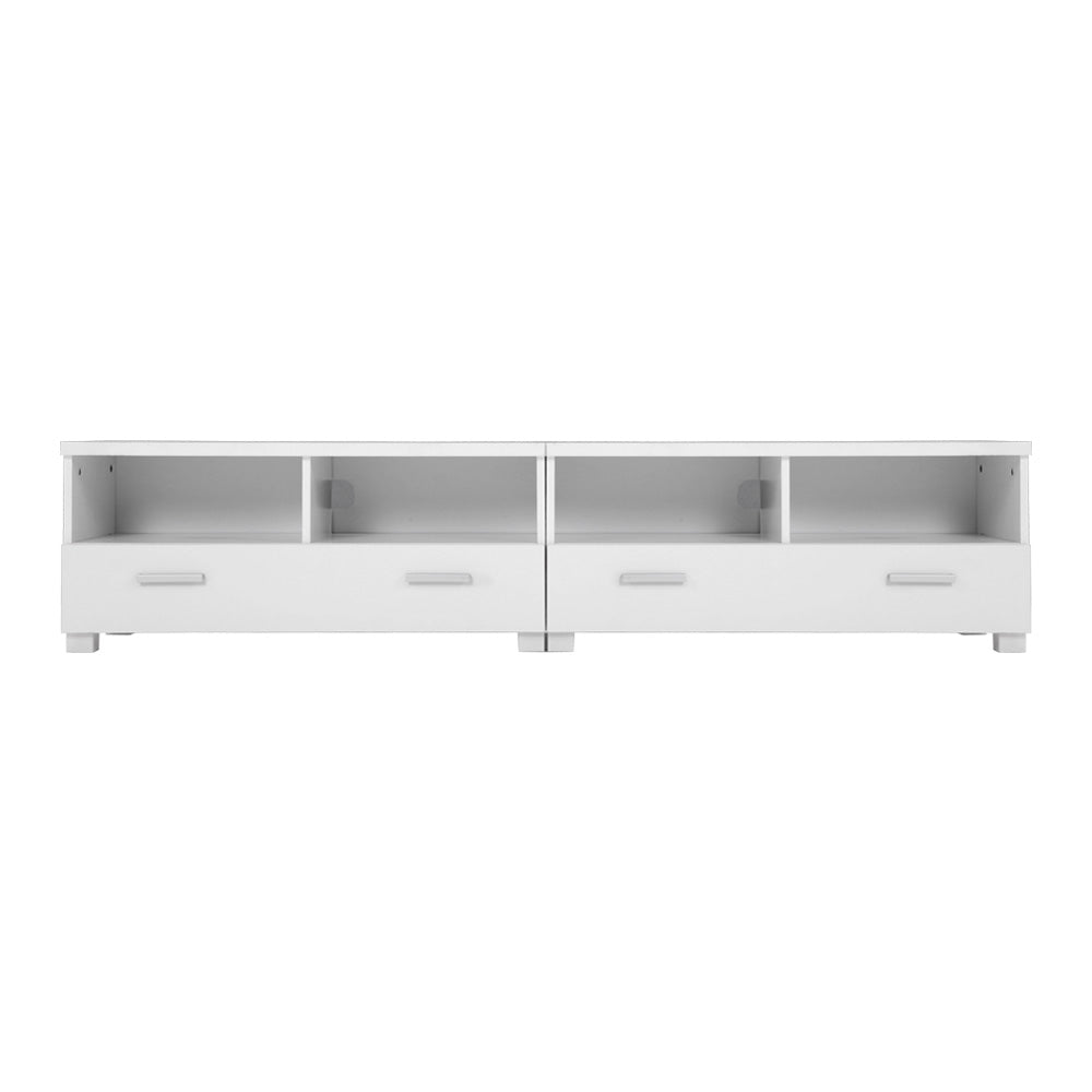 Artiss TV Cabinet Entertainment Unit 180cm White Eddie-2