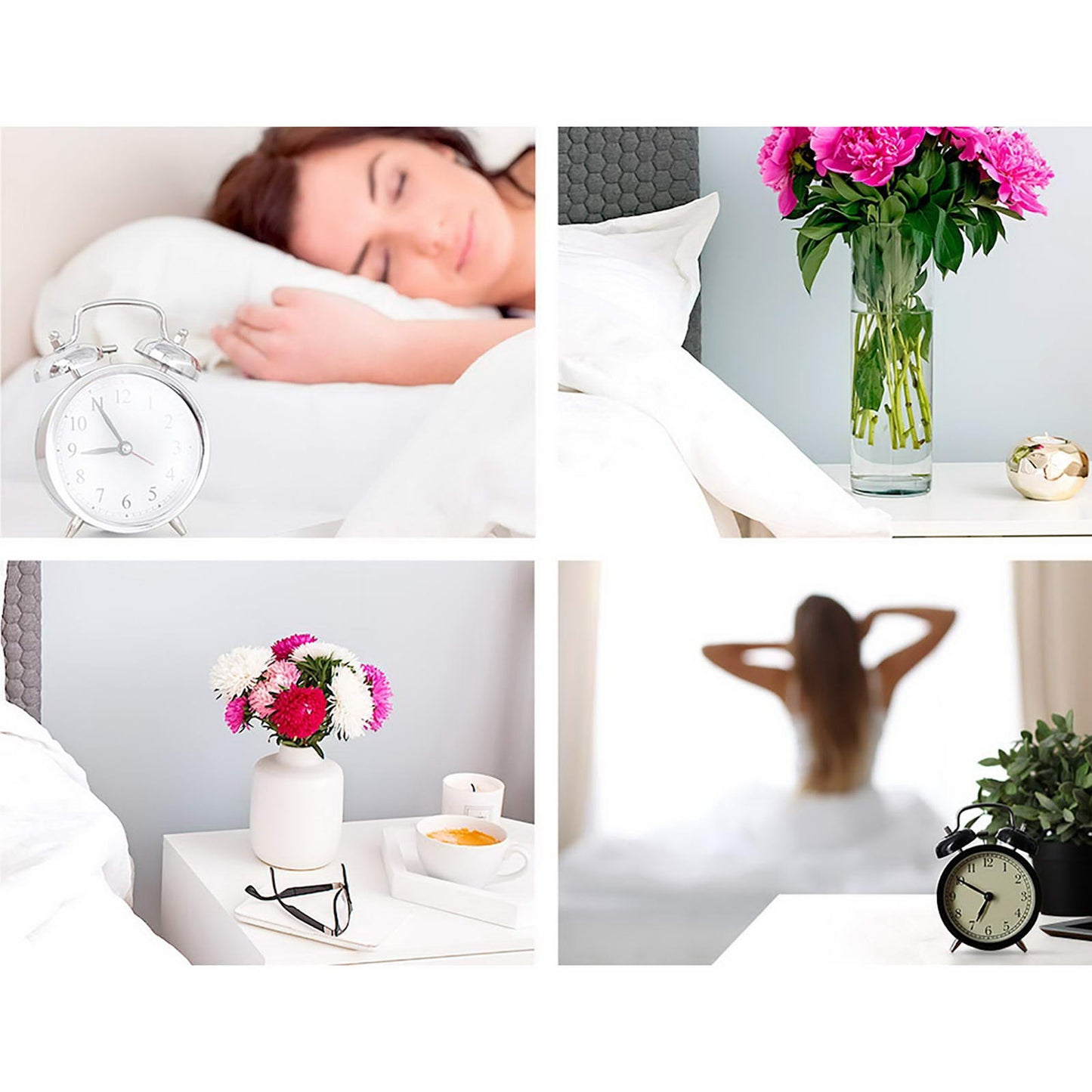 Artiss 2X Bedside Table 2 Drawers - BODEN White-5