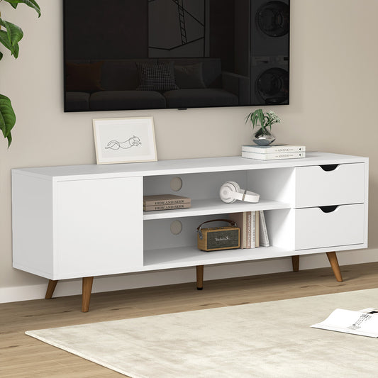 Artiss TV Cabinet Entertainment Unit 120cm White Larin-0