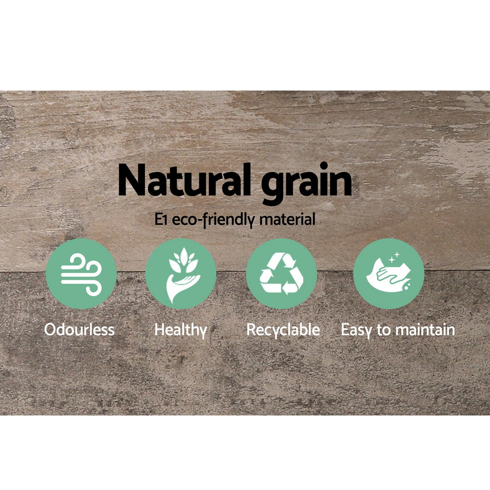 Artiss 12 Pair Wooden Vintage Shoe Rack Storage Cabinet - Wood-4