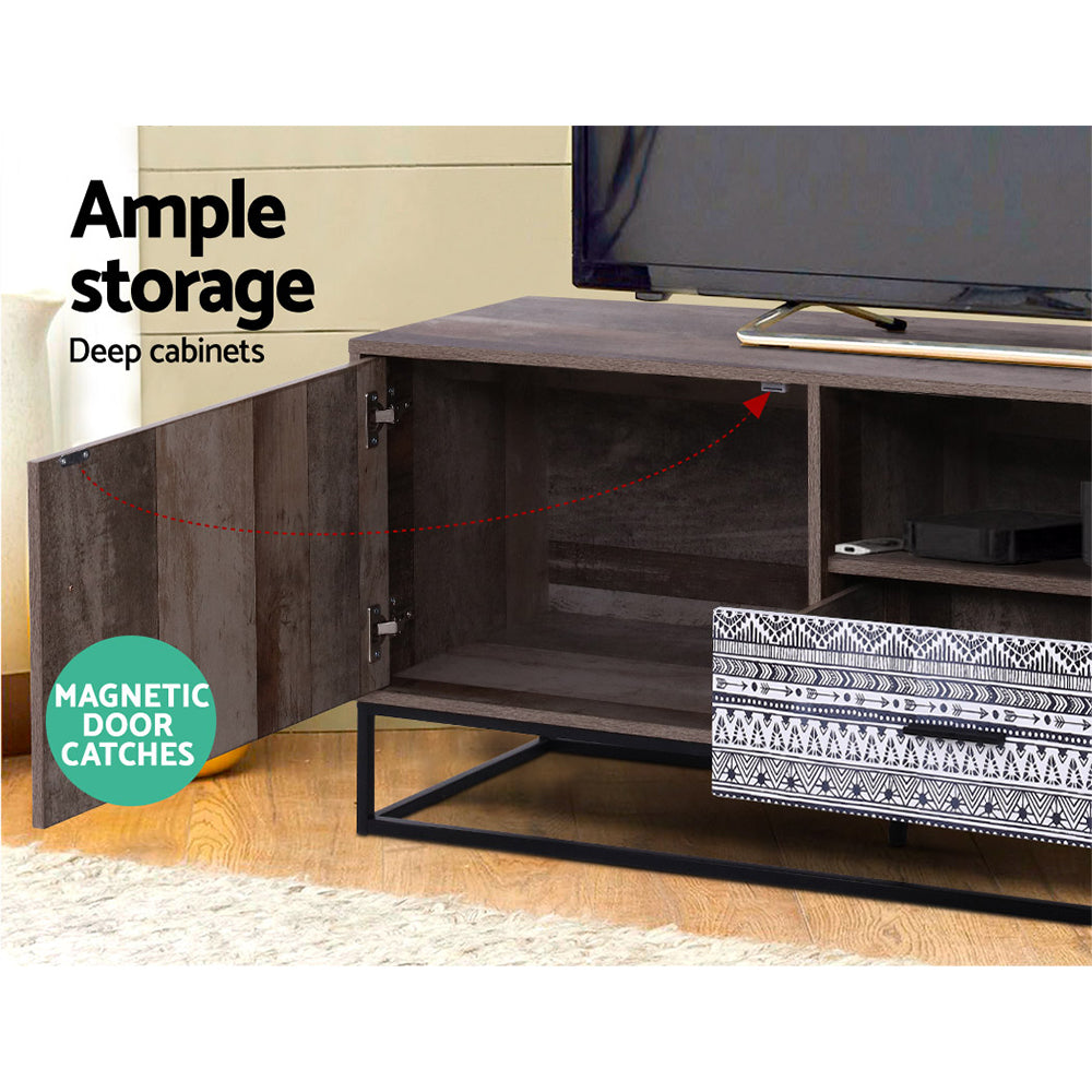 Artiss TV Cabinet Entertainment Unit 180cm Industrial-5