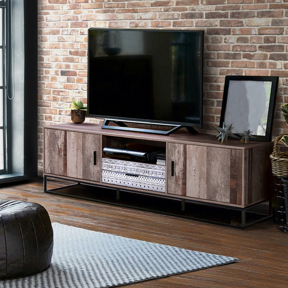 Artiss TV Cabinet Entertainment Unit 180cm Industrial-7