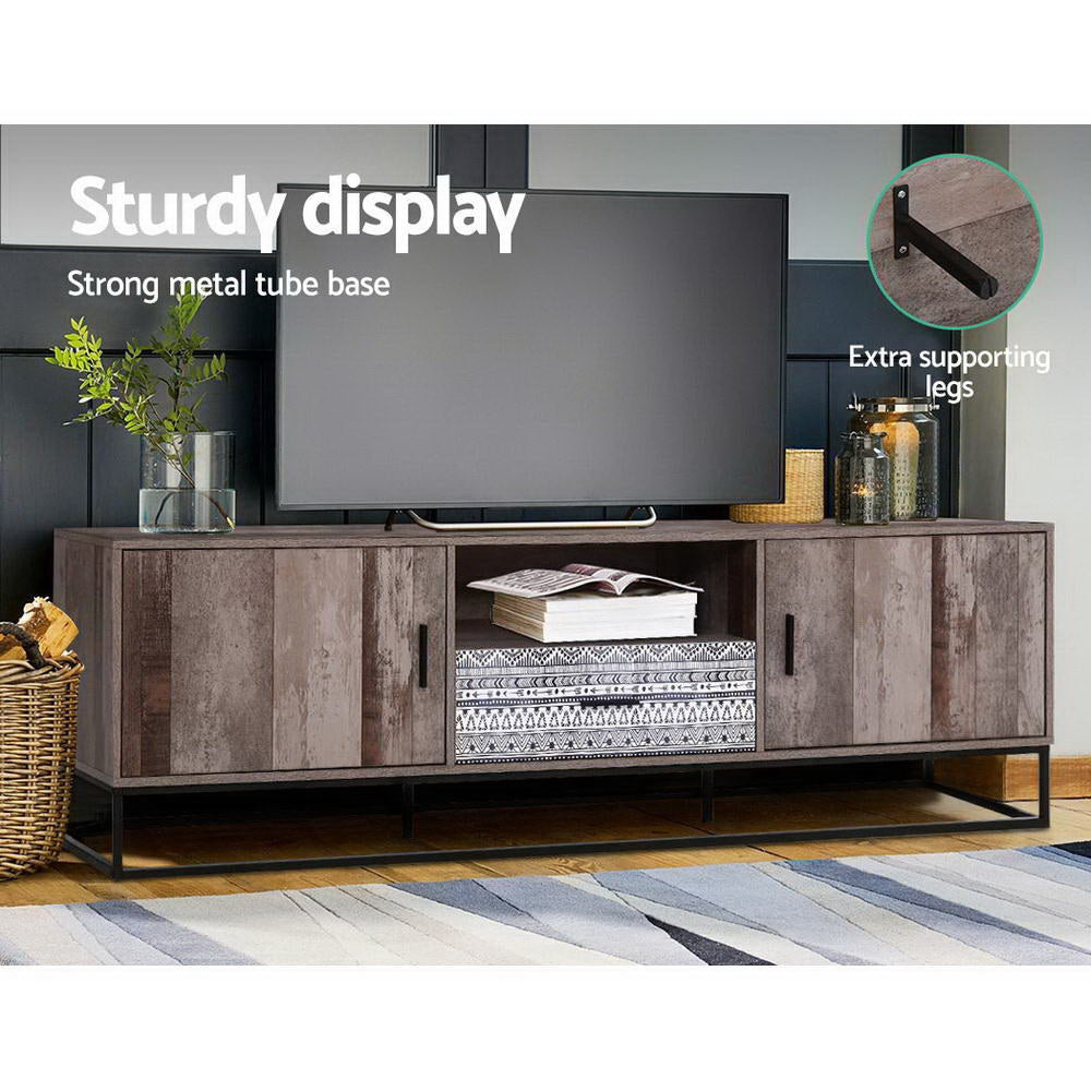 Artiss TV Cabinet Entertainment Unit 180cm Industrial-7
