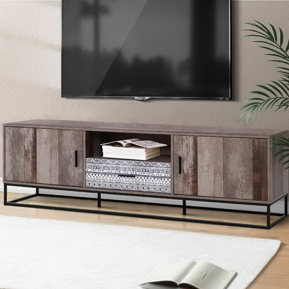 Artiss TV Cabinet Entertainment Unit 180cm Industrial-0