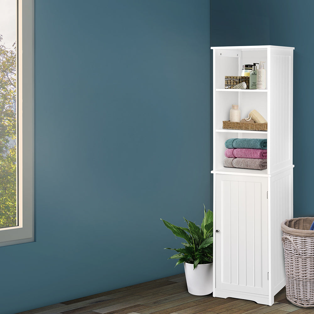 Artiss Bathroom Cabinet Storage 160cm White-6