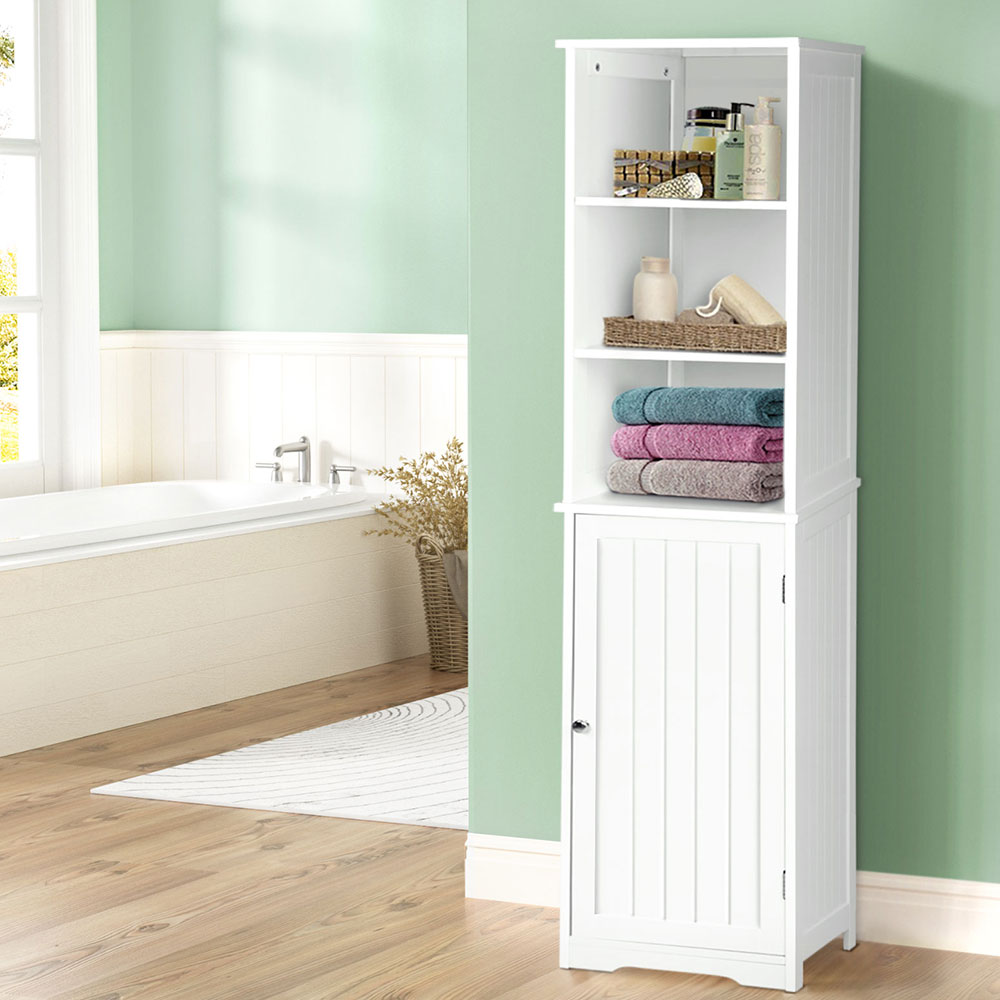 Artiss Bathroom Cabinet Storage 160cm White-7