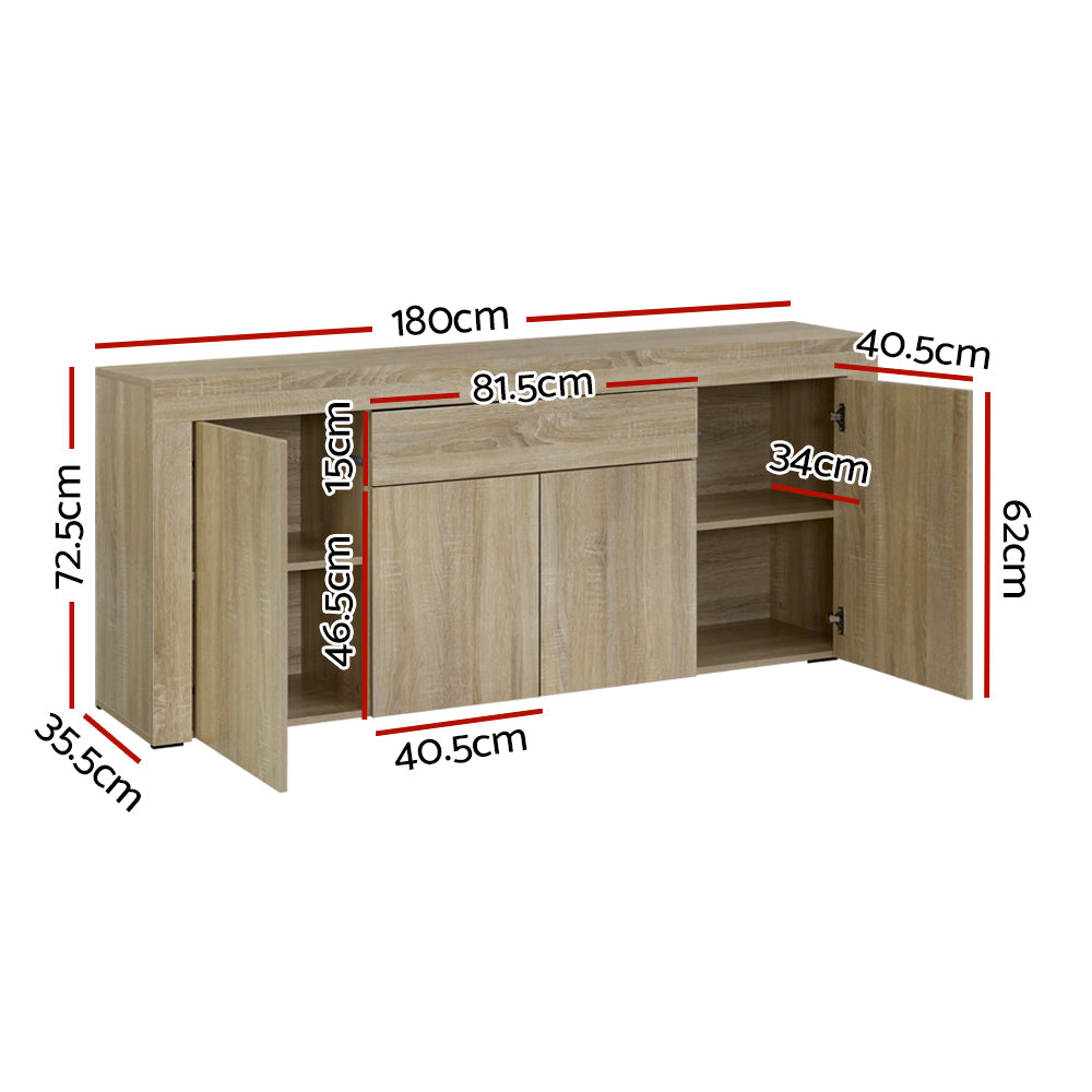 Artiss Buffet Sideboard - DANA Oak-1