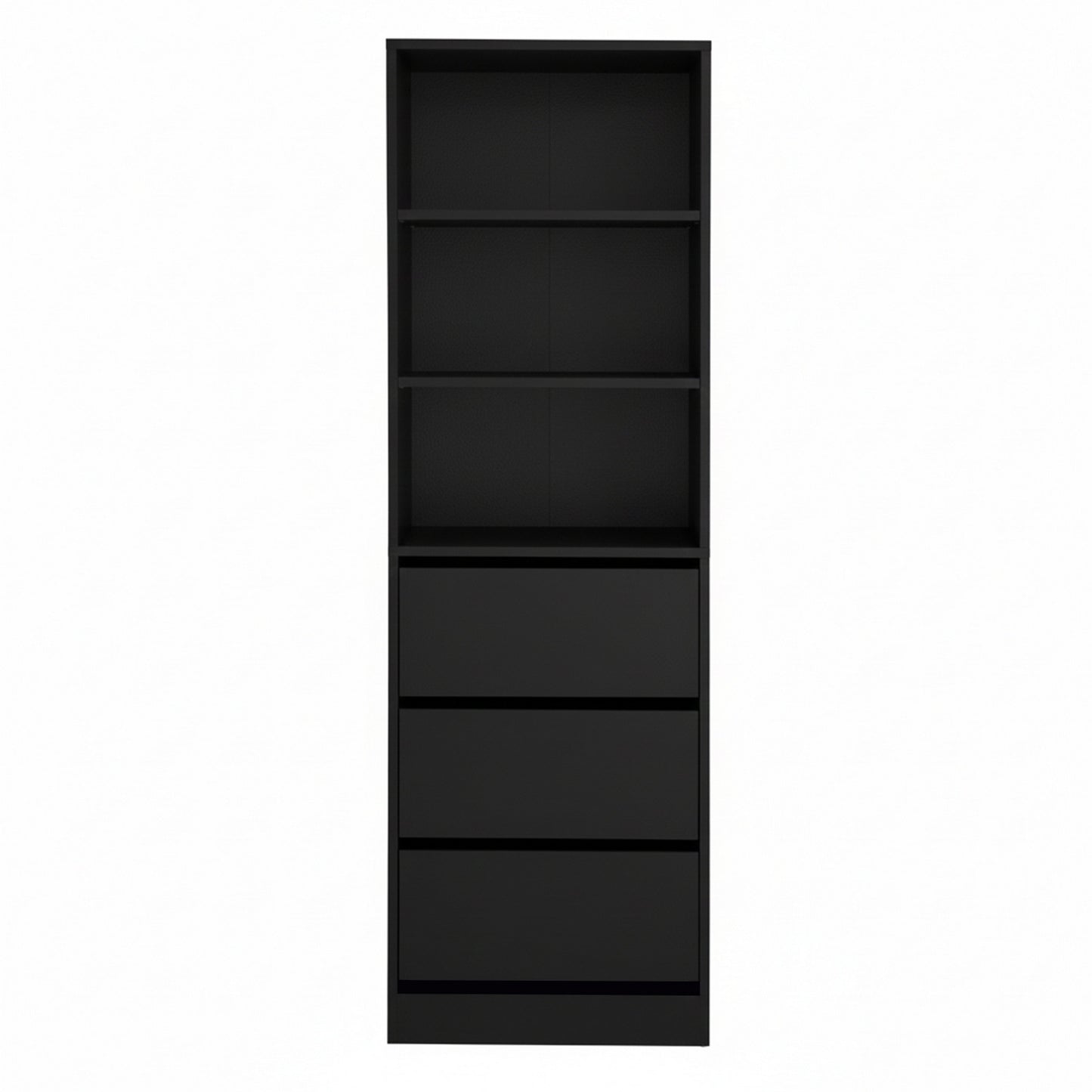 Artiss 3 Chest of Drawers Tallboy Cabinet Black-3