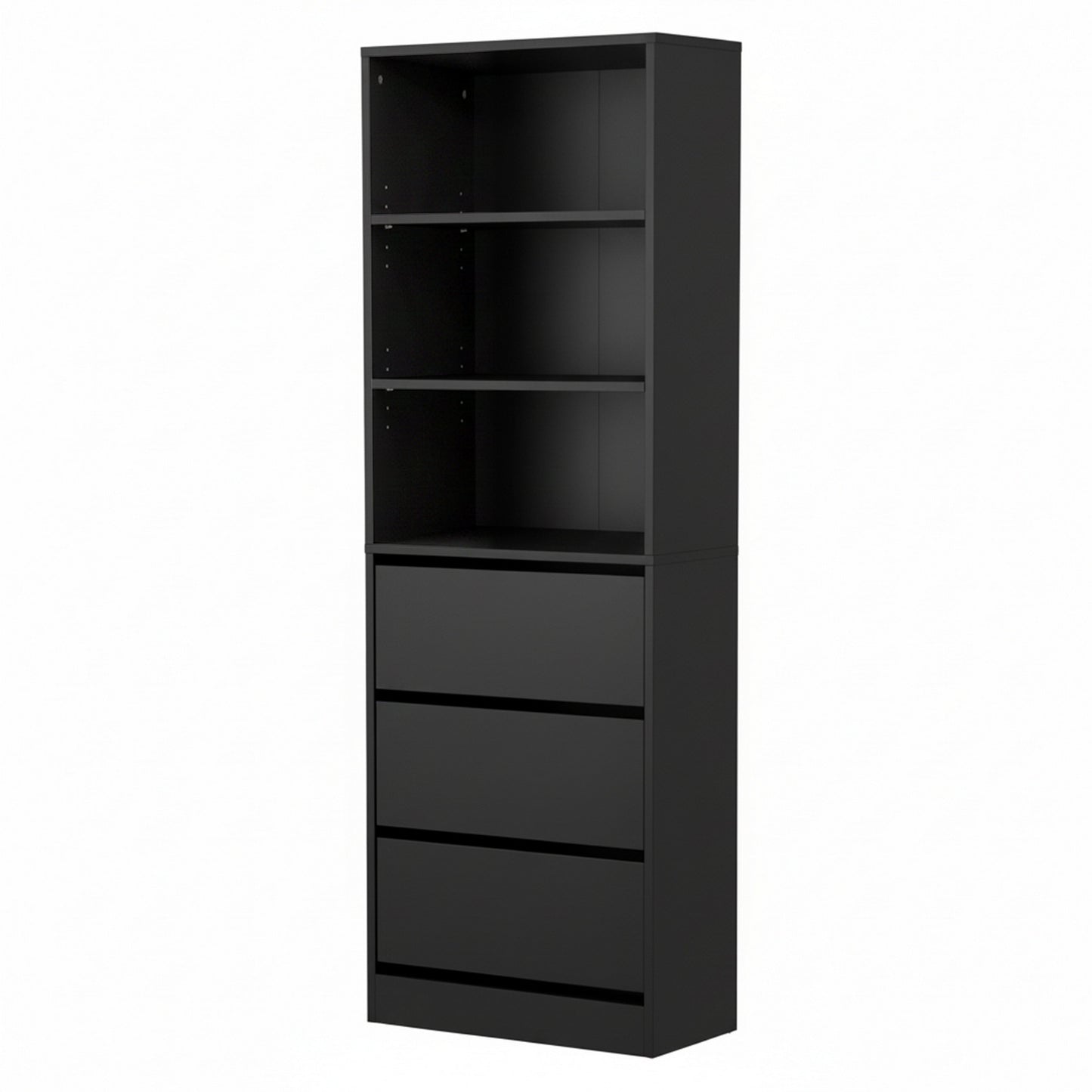 Artiss 3 Chest of Drawers Tallboy Cabinet Black-7