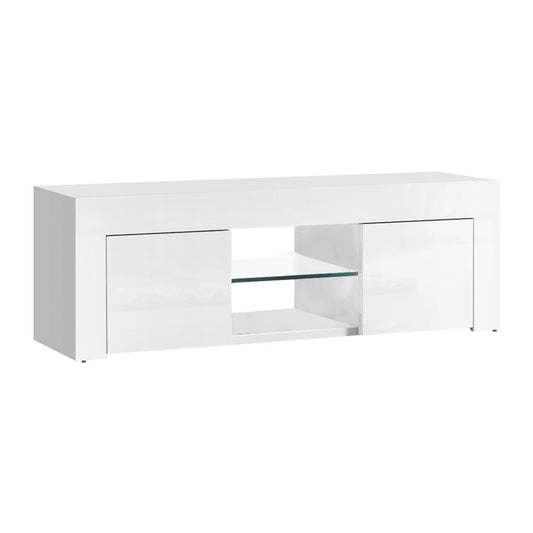 Artiss Entertainment Unit TV Cabinet 130cm White Ivan-0