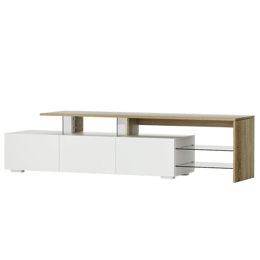 Artiss TV Cabinet Entertainment Unit 180cm Wood White James-0