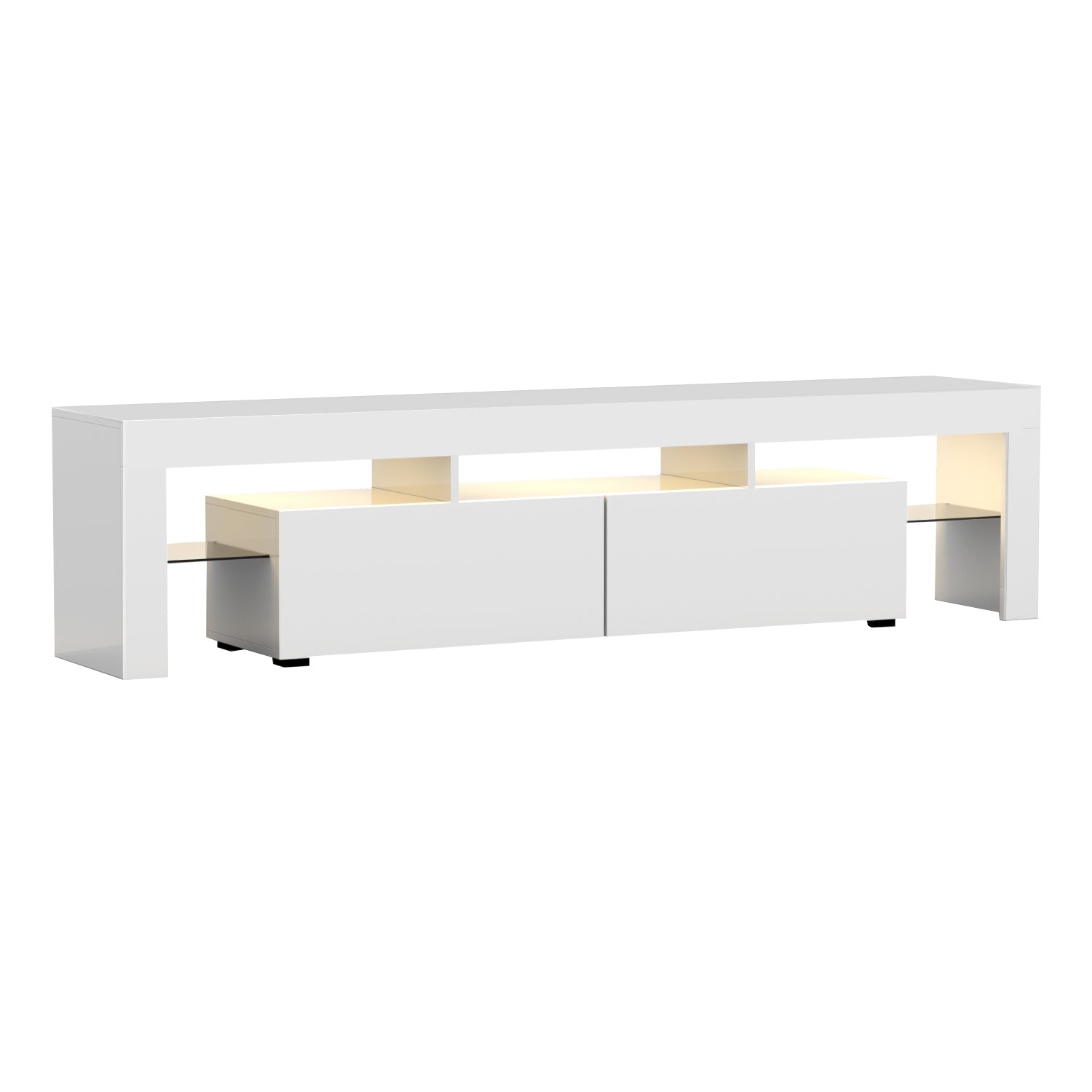 Artiss Entertainment Unit TV Cabinet LED 189cm White Elo-0