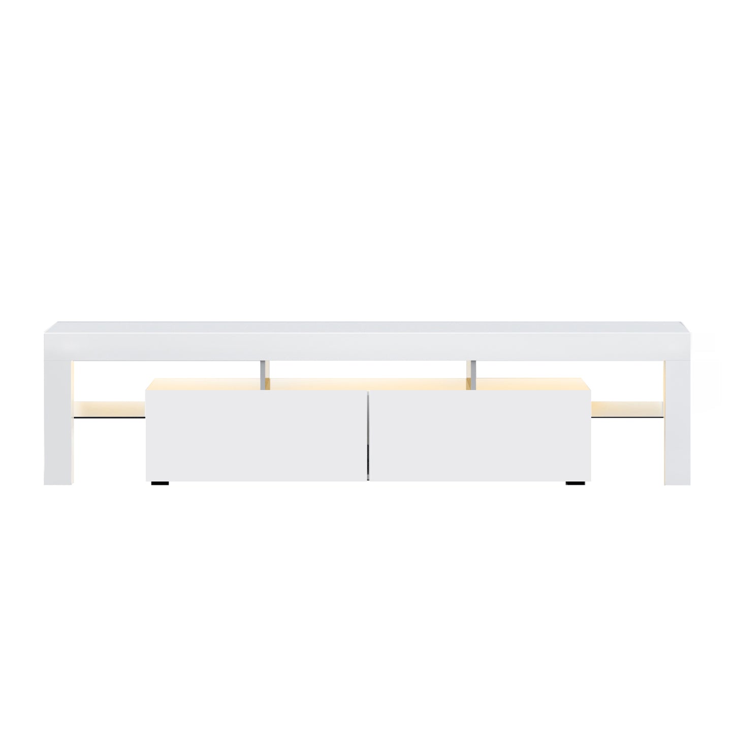 Artiss Entertainment Unit TV Cabinet LED 189cm White Elo-2