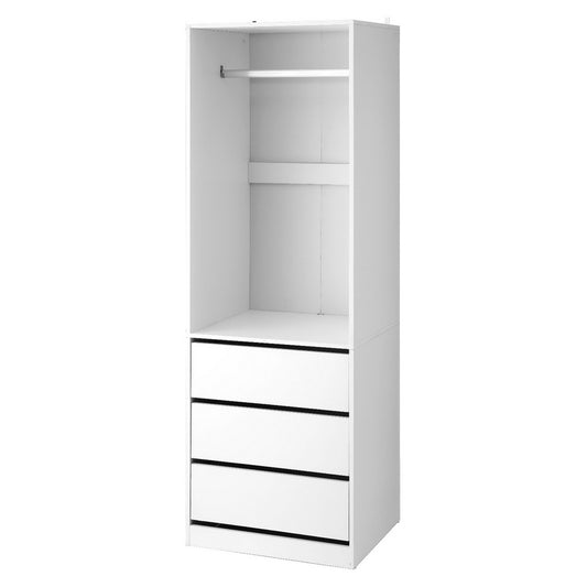 Artiss Wardrobe Clothes Closet Storage Organizer White-0