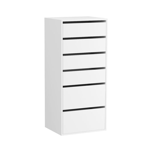 Artiss 6 Chest of Drawers Dresser Tallboy White-0