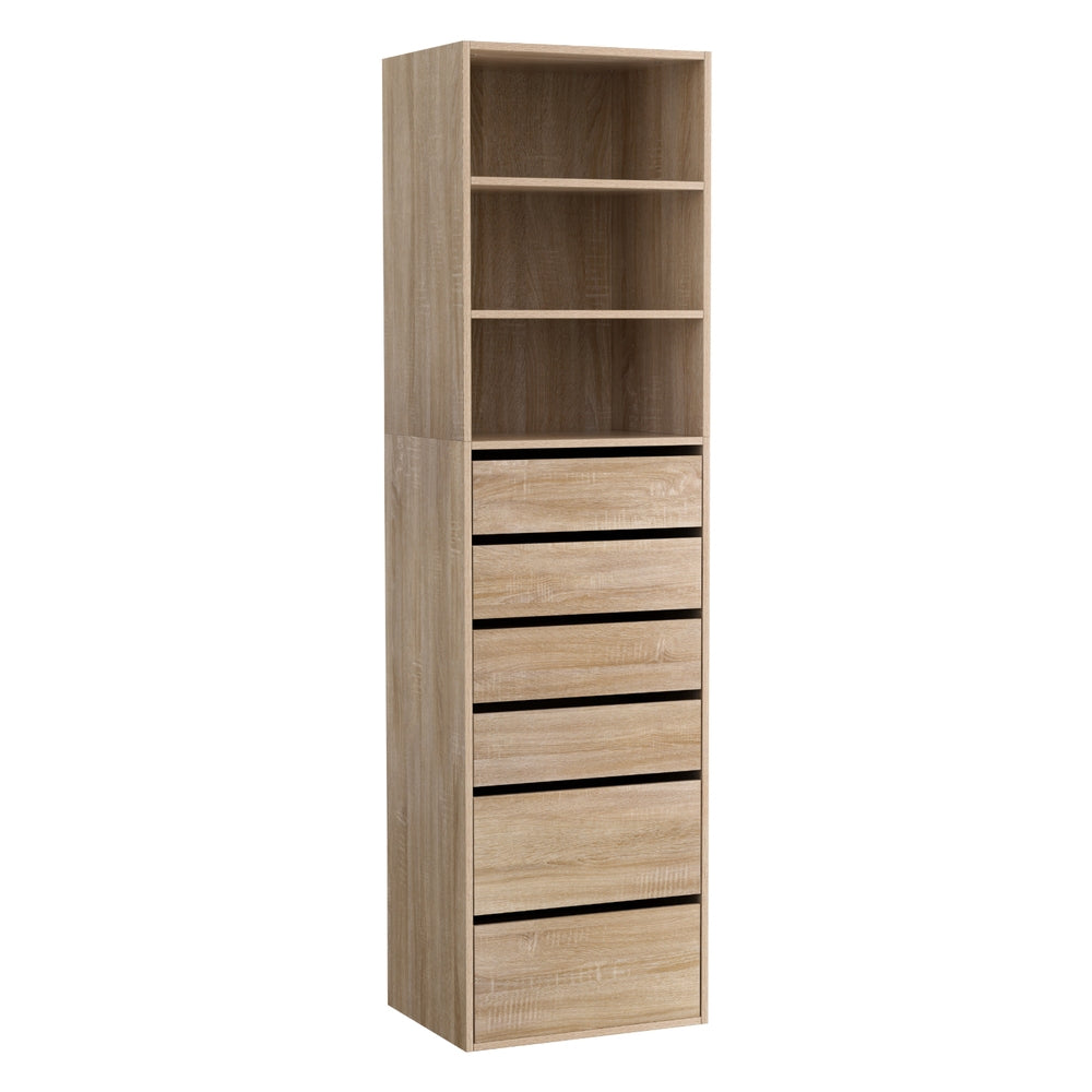 Artiss 6 Chest of Drawers Tallboy Cabinet Pine-0