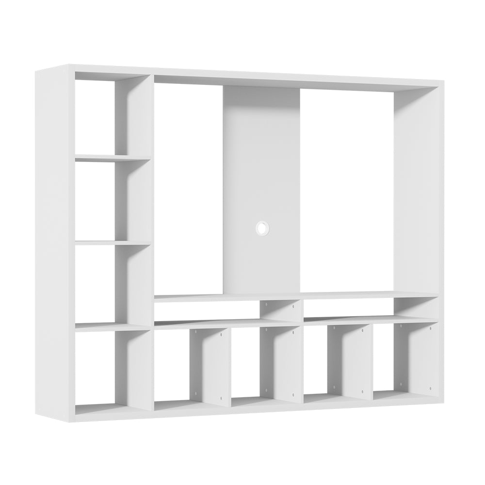 Artiss Entertainment Center Unit TV Stand TV Cabinet Open Shelves 183CM White-2