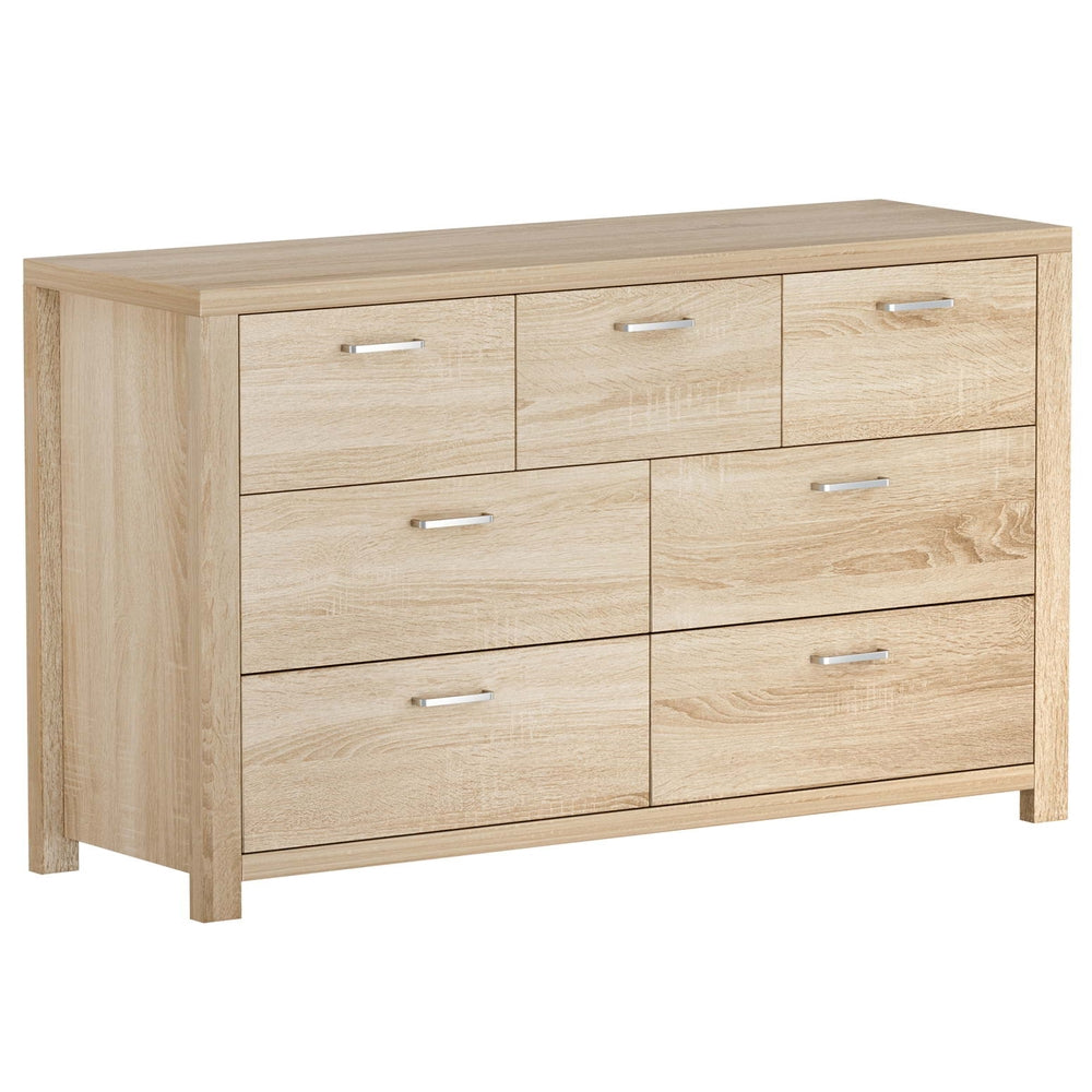 Artiss 7 Chest of Drawers - MAXI Pine-0