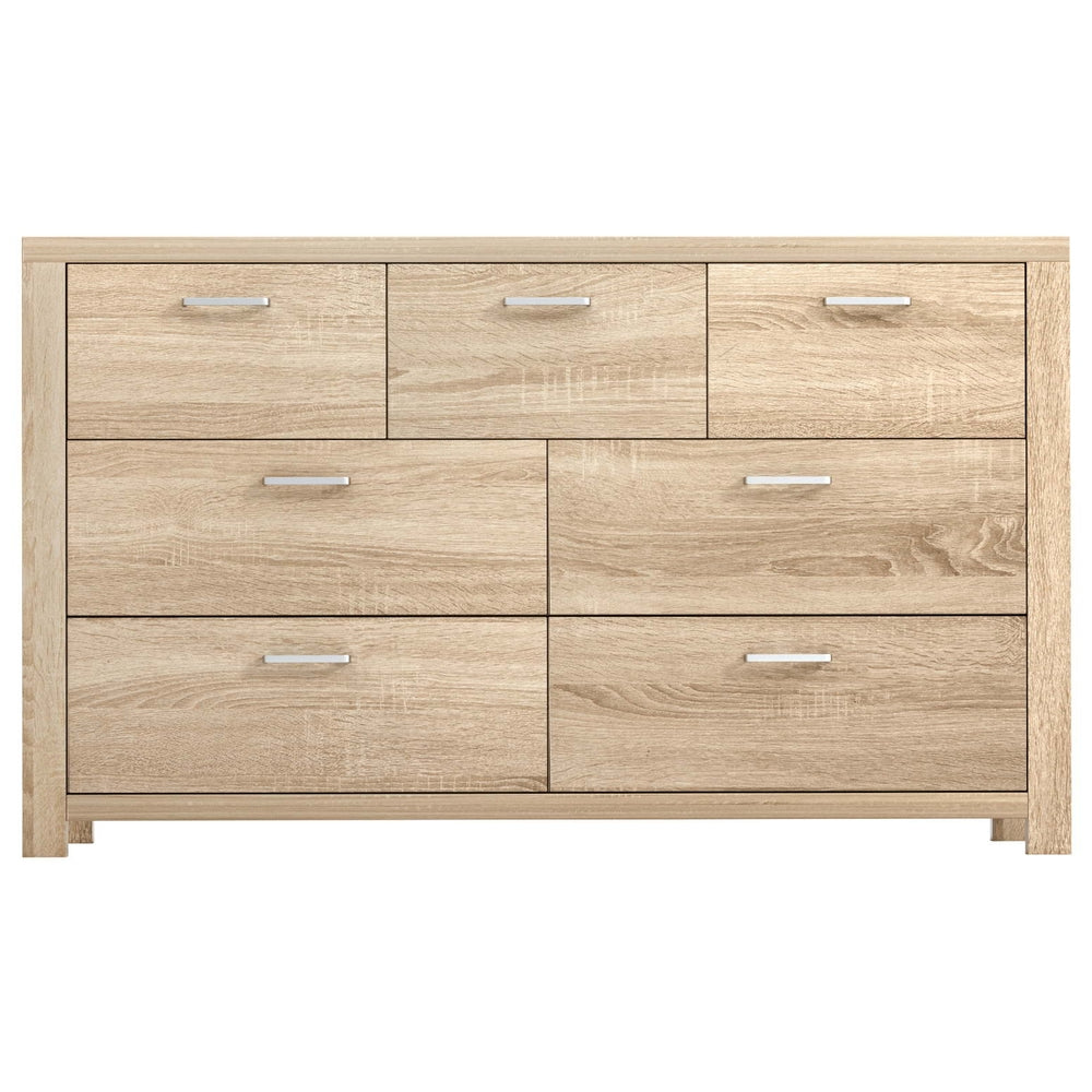 Artiss 7 Chest of Drawers - MAXI Pine-2