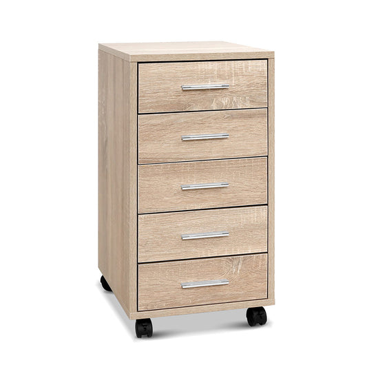 Artiss Filing Cabinet 5 Drawer Office Storage Organiser-0