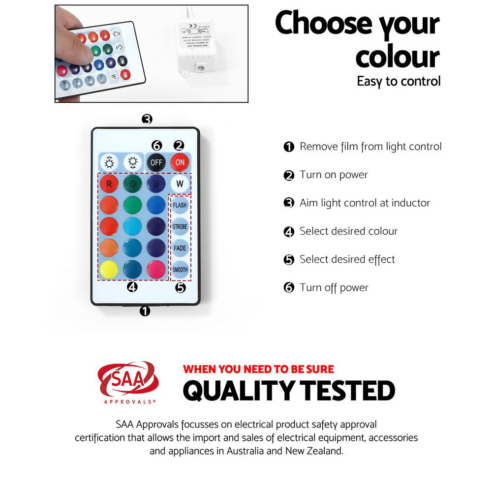 Artiss Entertainment Unit TV Cabinet LED 160cm Black Bobi-6