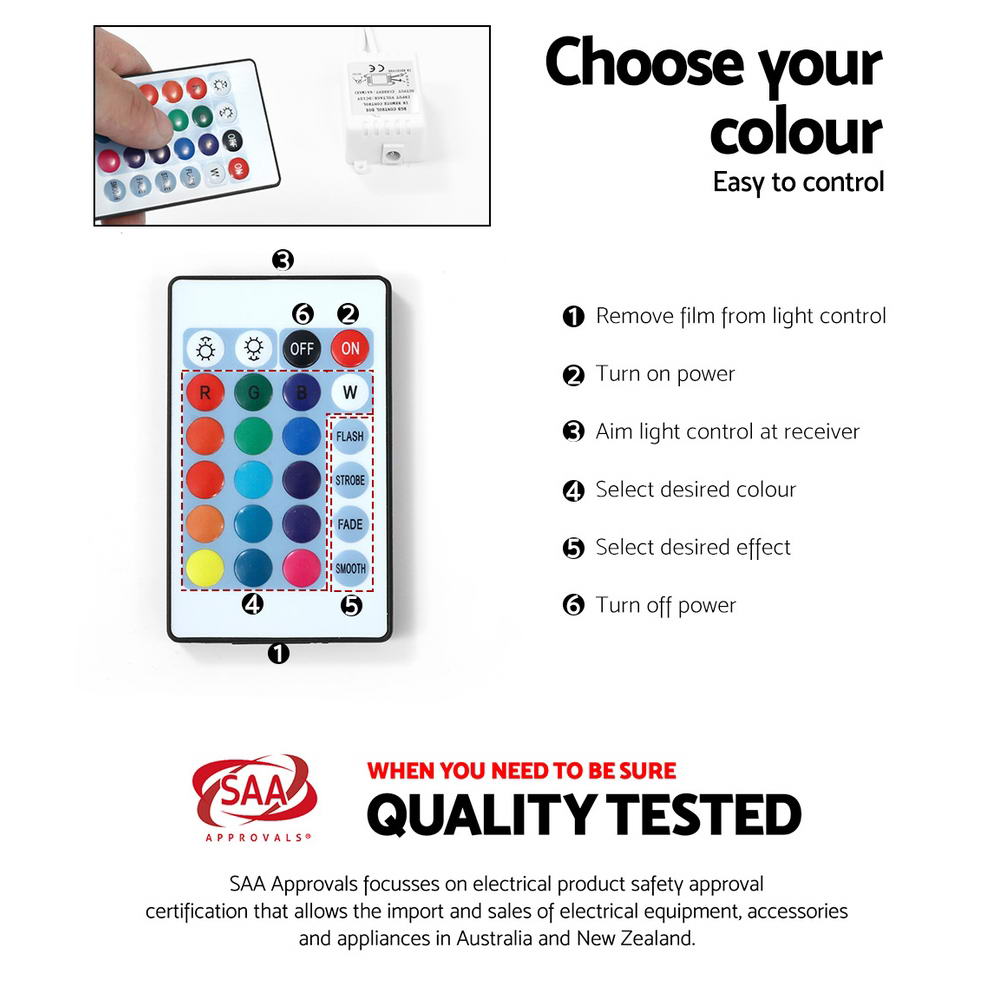 Artiss Entertainment Unit TV Cabinet LED 180cm Black Bobi-4