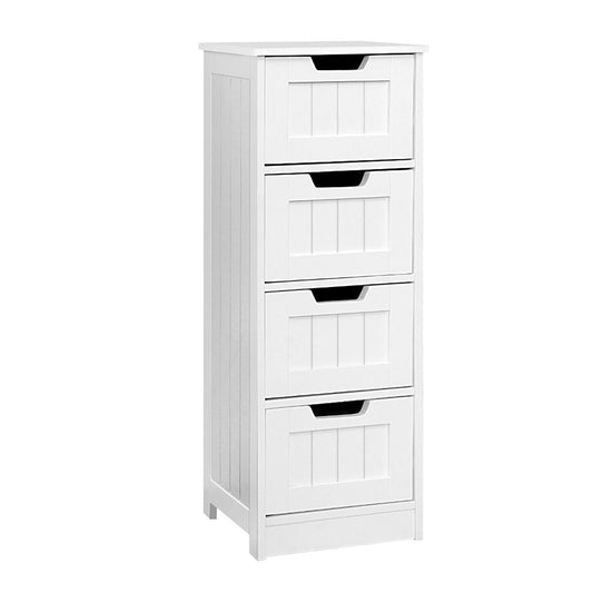 Artiss 4 Chest of Drawers - LEESA White-0