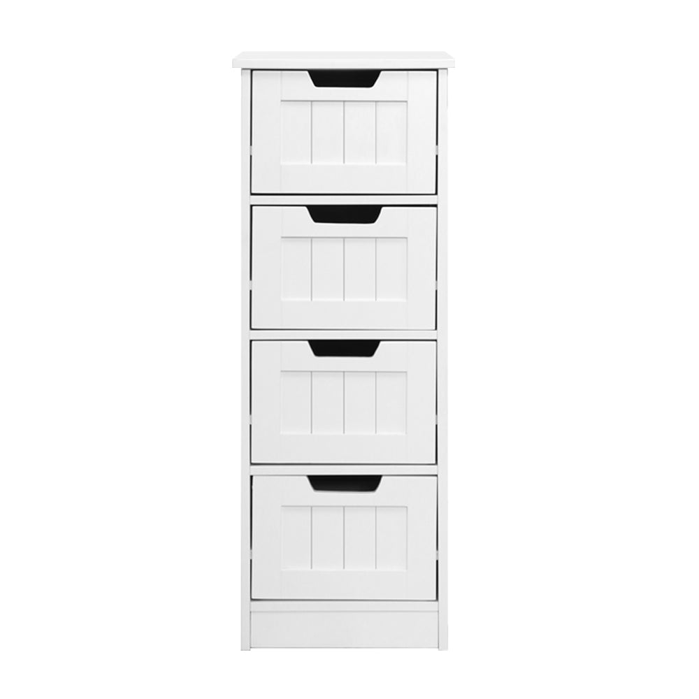 Artiss 4 Chest of Drawers - LEESA White-2