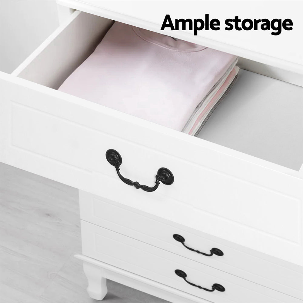 Artiss 6 Chest of Drawers - KUBI White-5