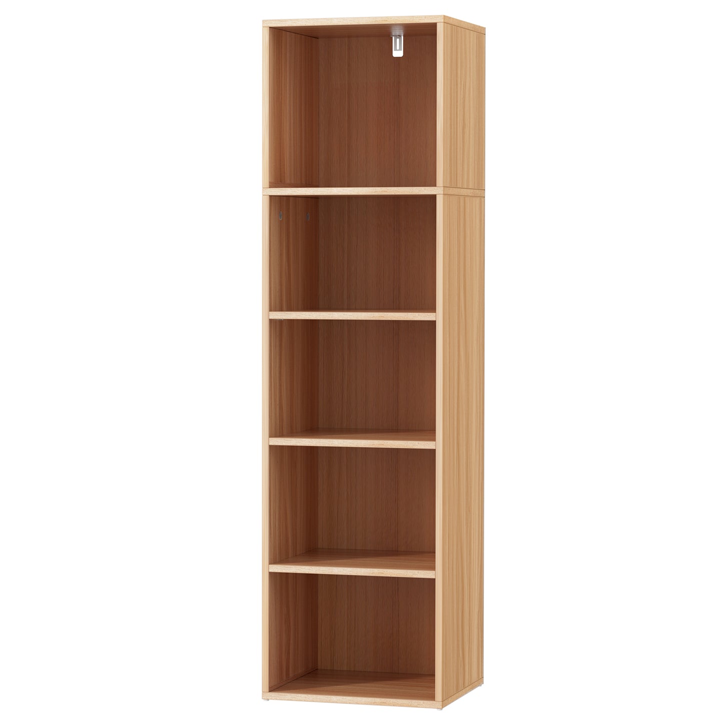 Artiss Bookshelf 5 Tiers MILO Pine-0