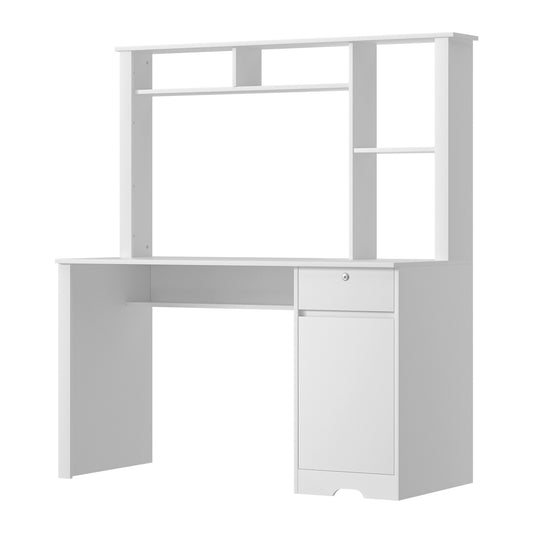 Artiss Computer Desk Office Study Desks Table Drawer Bookshelf Cabinet-0