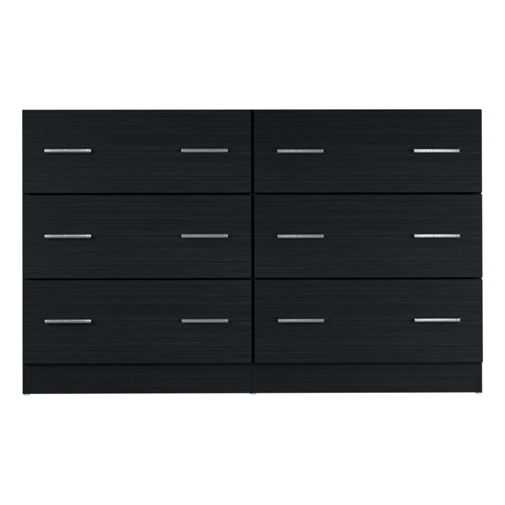 Artiss 6 Chest of Drawers - VEDA Black-2