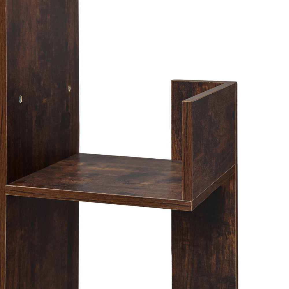 Artiss Tree-Shaped Bookshelf ROMI Walnut-3