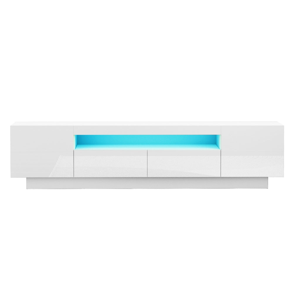Artiss TV Unit Entertainment Unit Storage Drawer RGB LED 180cm White-3