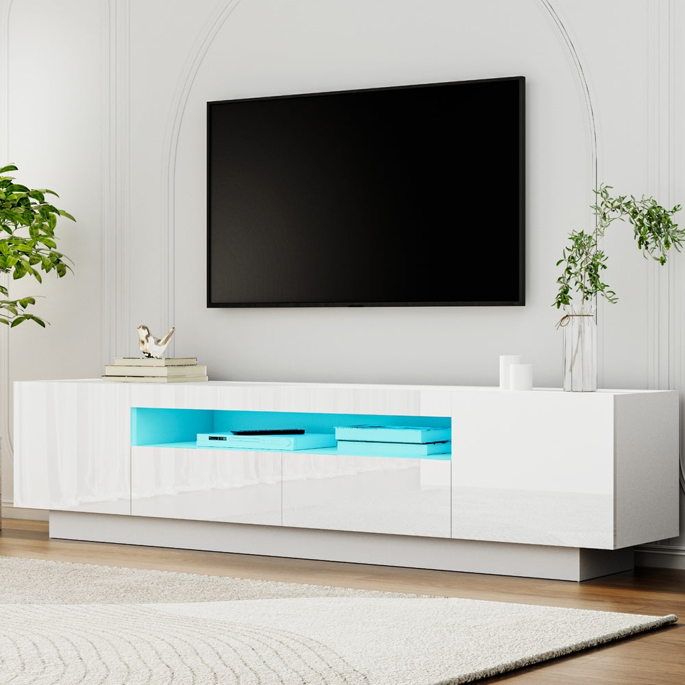 Artiss TV Unit Entertainment Unit Storage Drawer RGB LED 180cm White-7