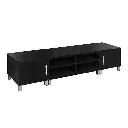 Artiss TV Cabinet Entertainment Unit 190cm Black Danson-0