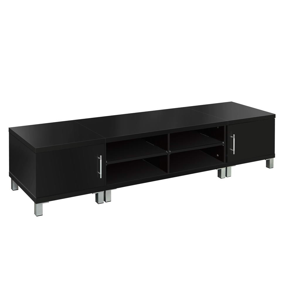 Artiss TV Cabinet Entertainment Unit 190cm Black Danson-0