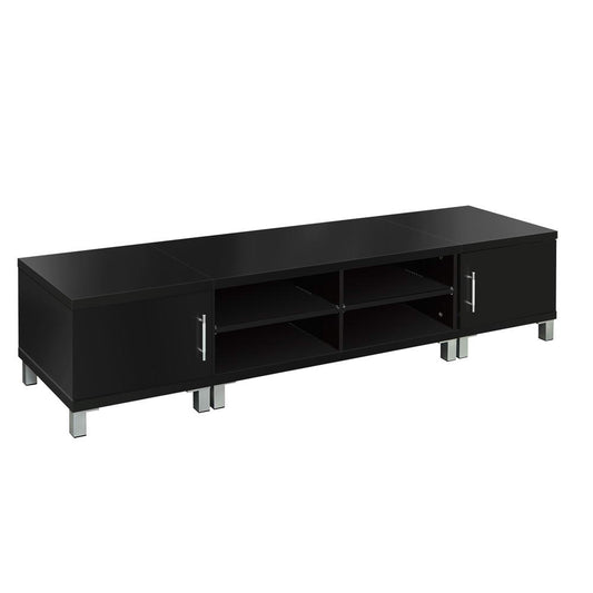 Artiss TV Cabinet Entertainment Unit 190cm Black Danson-0