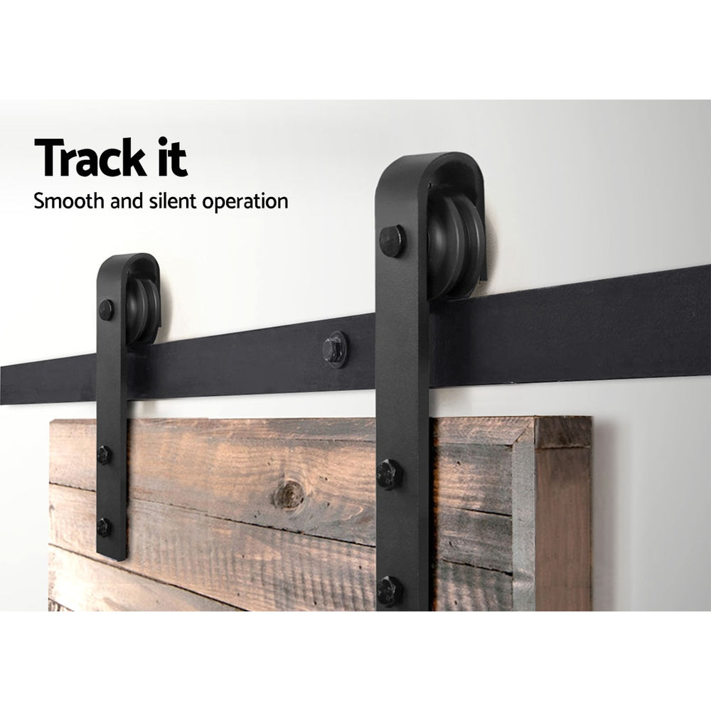 Cefito Sliding Barn Door Hardware Track Set 4m-5