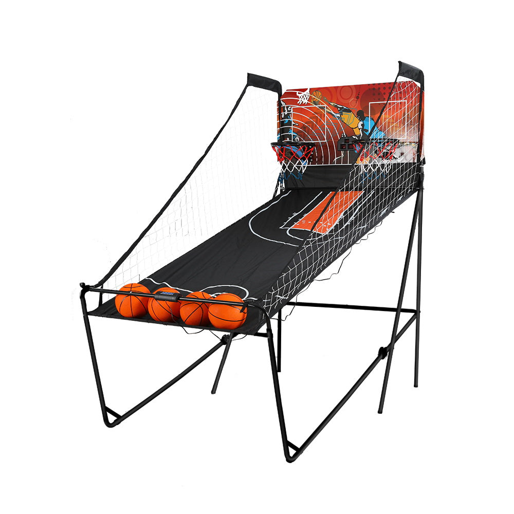 Basketball Arcade Game Electronic Scorer 8 Games Double Shoot Black-0