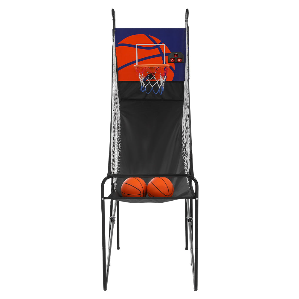 Basketball Arcade Game Electronic Scorer 8 Games Double Shoot Grey-3